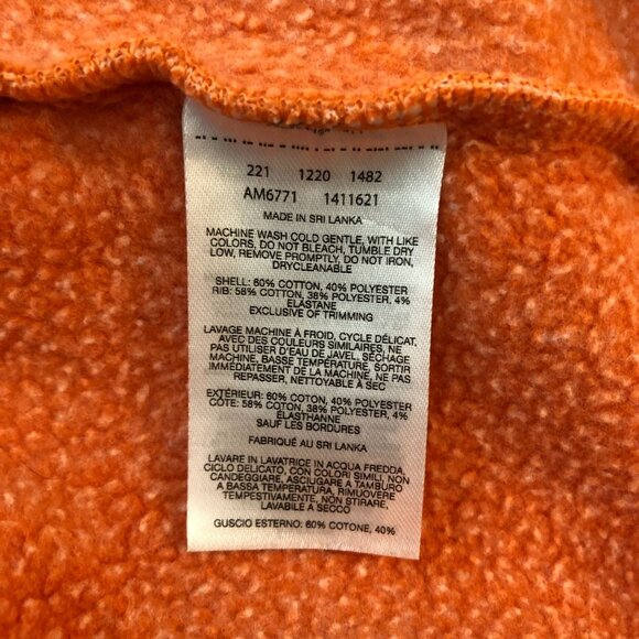 Columbia Mens Hart Mountain Orange 1/2 Zip Fleece Pullover Sweatshirt Size M - Picture 4 of 4